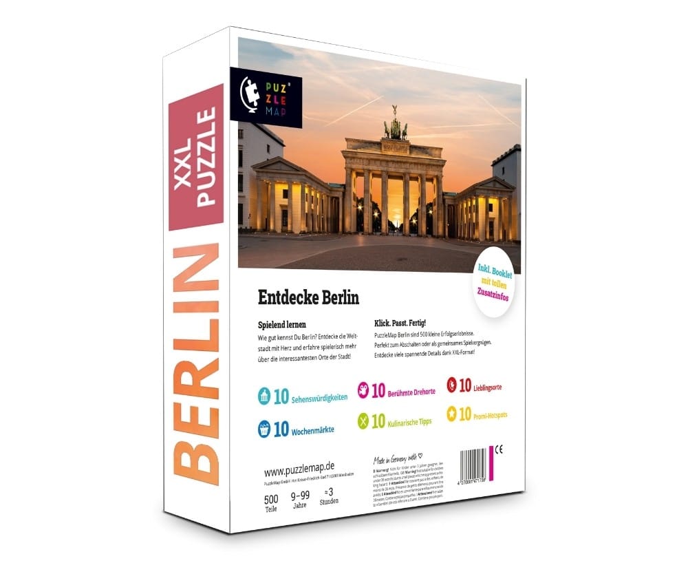 PuzzleMap Berlin 500 Teile XXLPuzzle im bestellen