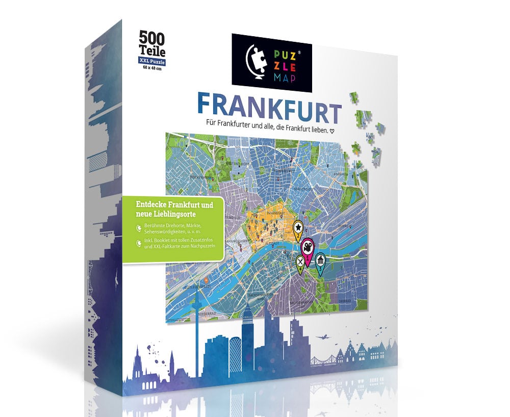 City Puzzle,Stadtplan Amsterdam als 500 Teile-Puzzle Stadtplanpuzzle Amsterdam
